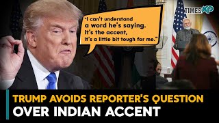 Donald Trump Avoids Indian Reporter’s Question Over Indian Accent In US