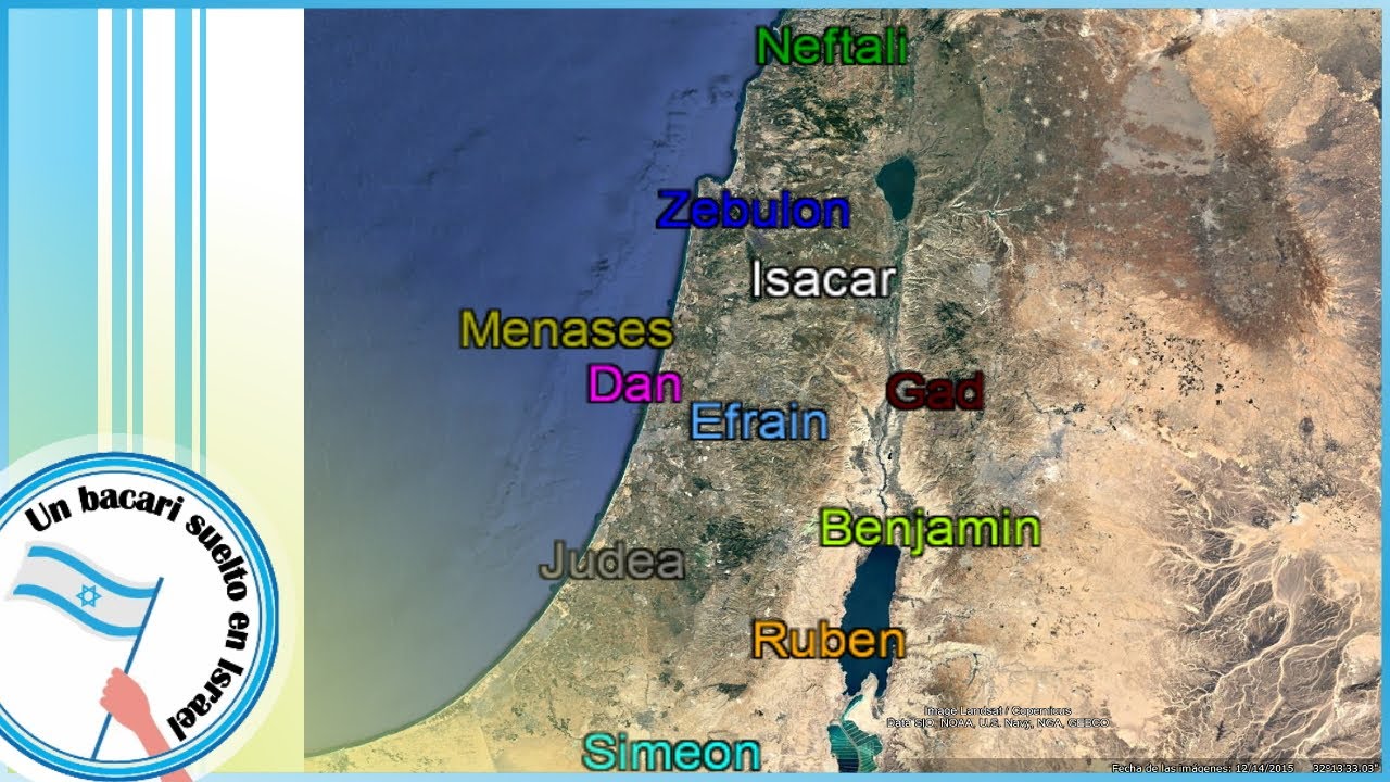 El Mapa De Las Tribus De Israel - YouTube