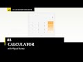 #8 of 25 Beginner Projects -  HTML, CSS, & JavaScript - Calculator ( Responsive Design )