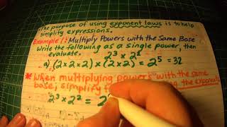 9-3.2a Multiply Powers with the Same Base