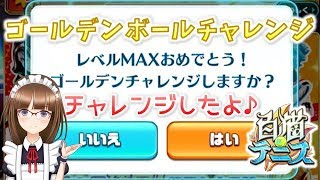 #186【白猫テニス】ゴールデンボールチャレンジ！レベルMAXになったのでチャレンジしてみたよ♪