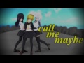 【mmd艦これ】皐月改二 暁改二 Верный call me maybe【1080p 60fps】