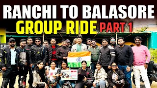 RANCHI TO BALASORE PART 1 || Shiv Murmu ||moto vlogging