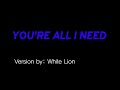 AVSEQ04. You're All I Need | Andreini V. Music Records