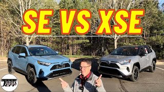 Comparing 2023 RAV4 Hybrid XSE vs SE: BIG Changes for Both!
