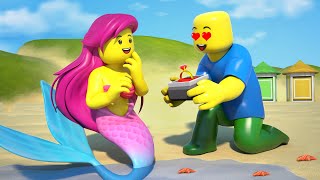 Roblox Animation: MERMAID Love Story | ROBLOX Brookhaven 🏡RP - FUNNY MOMENTS