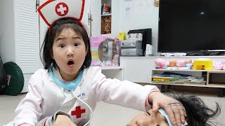Playing with Boram and Dad on a Rainy Day