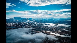 The Mountains of Scotland in Winter by Drone 4k