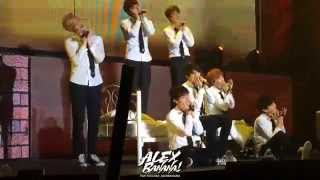 [Fancam] 141220 BTS The Red Bullet in Thailand - Blanket Kick