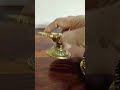 ఇత్తడి దీపాలు pure brass diya handmade carving solid ఏక హారతి ytshorts