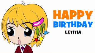 HAPPY BIRTHDAY LETITIA!