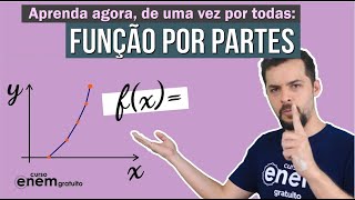 FUNÇÃO POR PARTES: regra, como interpretar e resolver | Matemática para o Enem. Lucas Borguesan