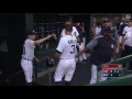 laa@det kinsler comes home on dp to open scoring