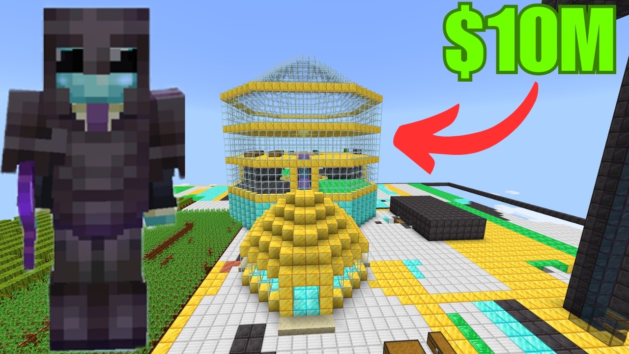 I Built Minecraft S Most Expensive Base Youtube