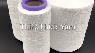 DTY yarn/polyester fabric/Thin \u0026 Thick yarn/suiting fabric/yarn material/recycle yarn