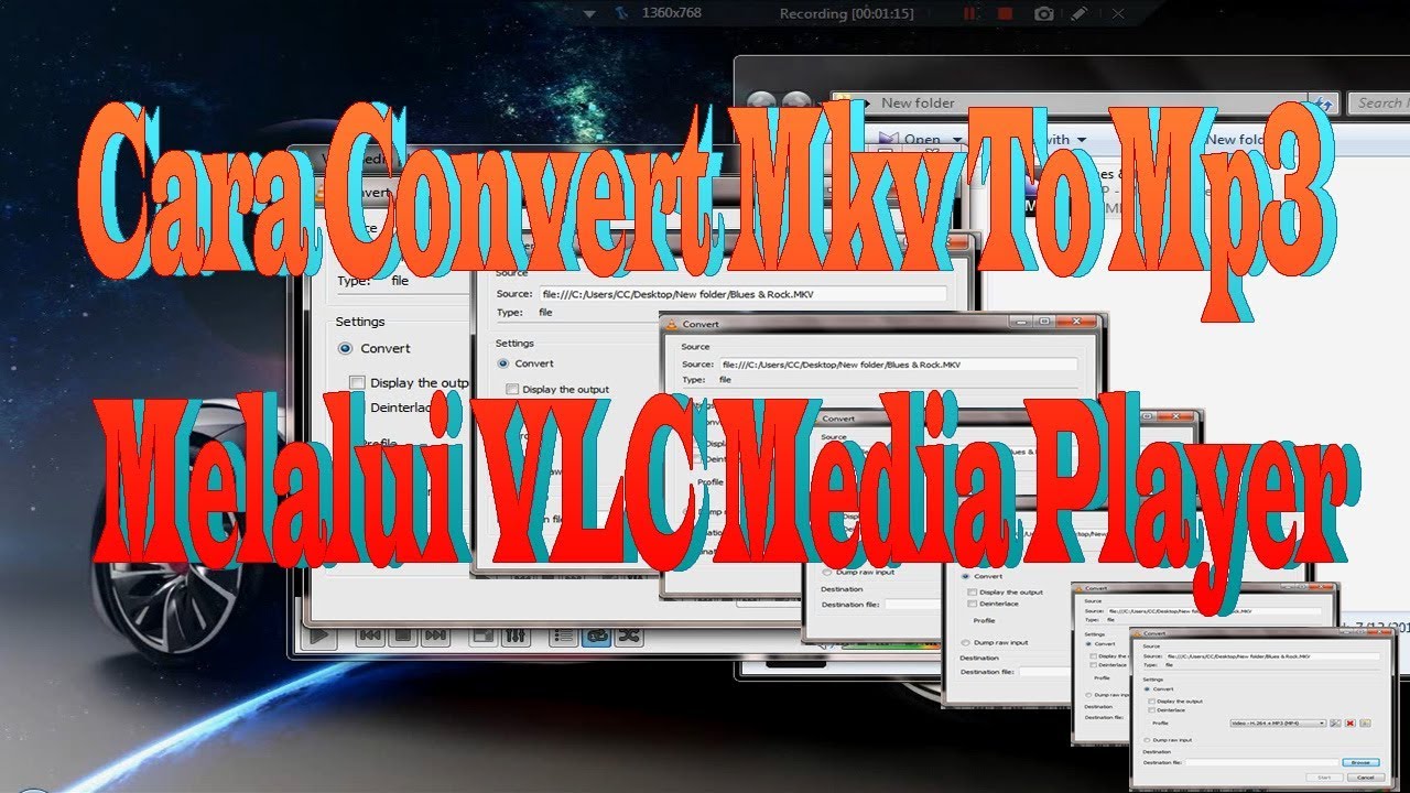 Cara Convert Mkv To Mp3 Melalui VLC Media Player - YouTube