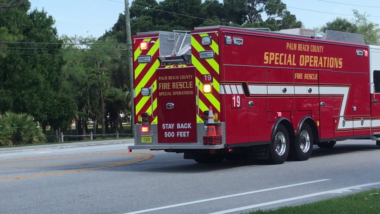 Palm Beach County Fire-Rescue Special Operations 19 Acting EMS 19 ...