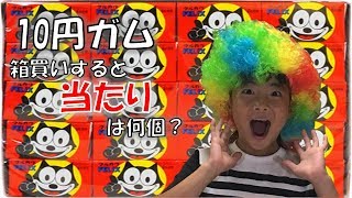 【検証】10円ガムの当たりが何個あるか確かめてみた【GO!GO?らいむTV】