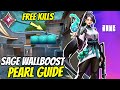 Valorant Sage PEARL Must Know Wall Boosts - Valorant Guide