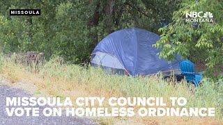 Missoula City Council sets public hearing on urban camping amendments