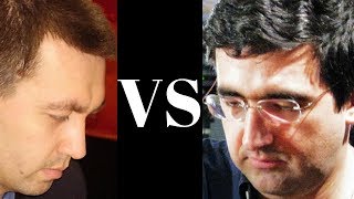 Gata Kamsky vs Vladimir Kramnik - WCh Cands. 1994 - Semi-Slav (D44) Brilliancy! (Chessworld.net)