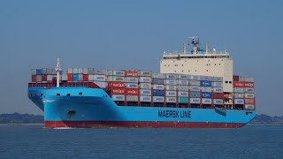 VUOKSI MAERSK outbound from the port of felixstowe 25/6/20