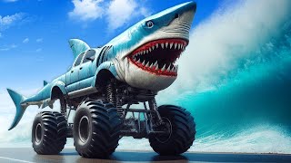 Can a MONSTER TRUCK escape a FLOOD?! - BeamNG