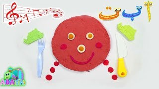 Alif Ba Ta For Children Arabic Alphabet Song With Sand Pizza Toys | Abata song
