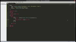Fill php Dropdown with mysql data