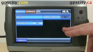 System Settings on the Garmin GPSMap 720S Marine Navigator with GPS City