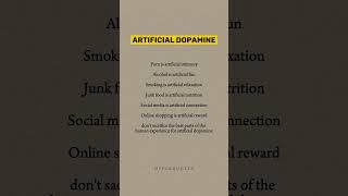 Artificial dopamine ?