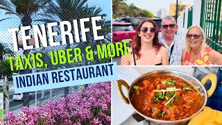 Tenerife Vlog-Trying Uber Taxi, Buses, Rent a car! Las Americas Bar \u0026 Los Cristianos Indian ☀️