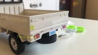 遙控微卡飄移車 Fun Fun RC Truck （Part Two)遙控小貨車1:16原車比例|前進後退左轉右轉轉圈圈｜亮亮車頭燈|載滿玩具跑跑跑小卡車