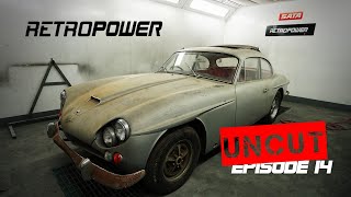 Retropower Uncut Episode 14: NEW PROJECT! Supercharged Restomod Jensen CV8 + MK2 Jaguar Painted