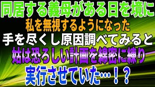 【スカッとする話】同居する義母がある日を境に、私を無視するようになった。手を尽くし原因調べてみると、姑は恐ろしい計画を綿密に練り、実行させていた…！？