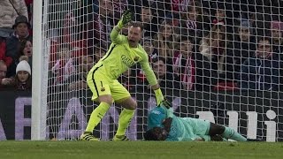 Samuel Umtiti get rid from death. Athletic Bilbao Vs Barcelona 2-1 -- 1/5/2017