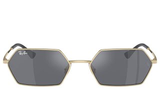 Óculos de Sol Unissex Ray-Ban RB3728 YEVI 9213/6V Dourado