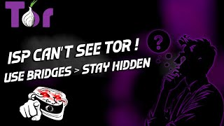 Hide Tor Browser from ISP | Add Bridge obfs4 in Tor 2025 [ English ]