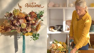 How to Make an Autumn Wedding Bouquet