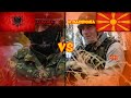 Albania vs North Macedonia military comparison 2024