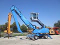 fuchs mhl340 umschlagbagger material handler demo