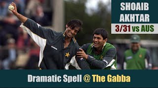 SHOAIB AKHTAR | 3/31 @ The Gabba | PAKISTAN vs AUSTRALIA | 1st Match | Carlton & United Series 2000