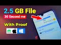 316mb Turbo Speed to Send Files Using a Super App | file share indian app | file sharing app android