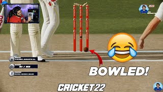 First Ever Unique Wicket in Cricket 22 Ft. Kharab Ball By Starc - Cricket 22 #Shorts - RahulRKGamer