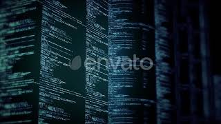 Javascript Computer Codes 4k | Motion Graphics - Envato elements