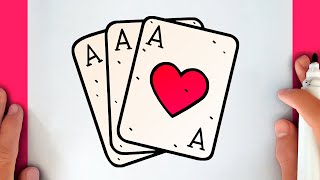 HOW TO DRAW PLAYING CARDS