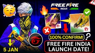 🥳 Free Fire India Launch Date 😱 Free Fire India Release Date 🤯 Free Fire New Update