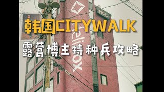 韩国citywalk三天两夜旅程｜露营 宠物 吃吃喝喝 特种兵攻略