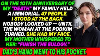 My Family Held My Funeral and Collected $425K — I Showed Up When They Read Grandma's Will