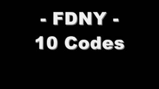 New York Mod Producer's Note #3 - FDNY 10 Codes